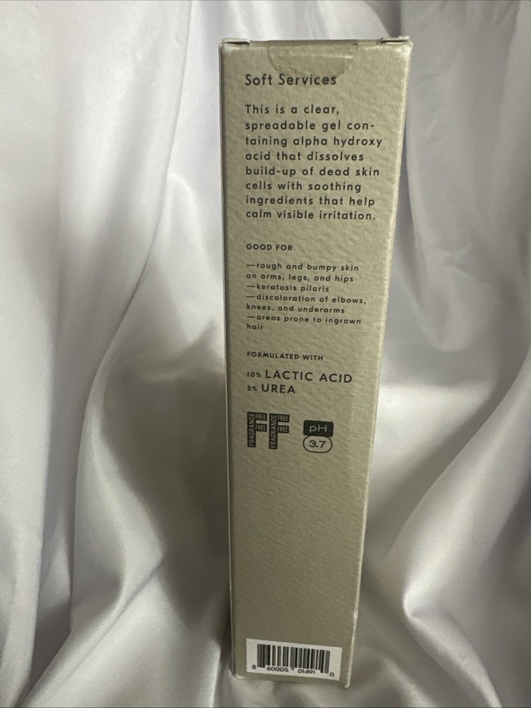 Soft Services Smoothing Solution Calming Gel Exfoliate New 3.3 oz
