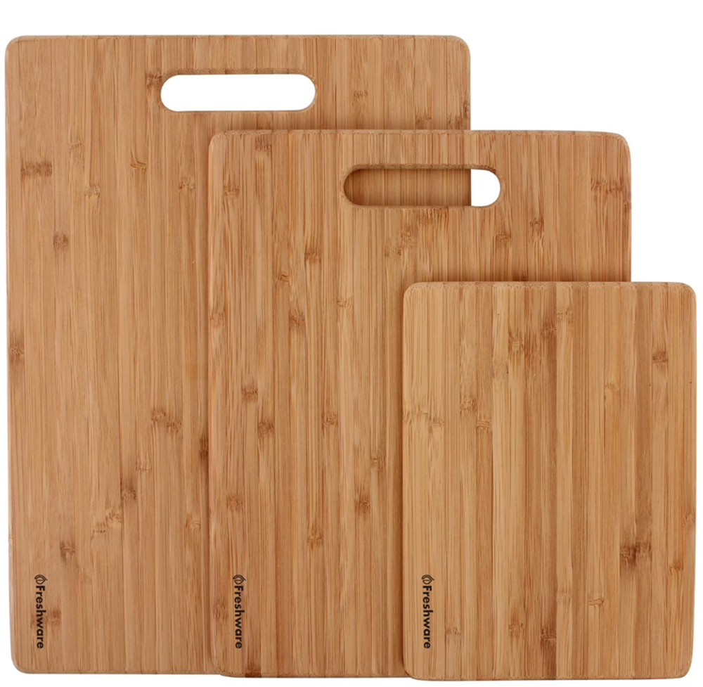 Freshware 3-Piece Bamboo Cutting Board Set