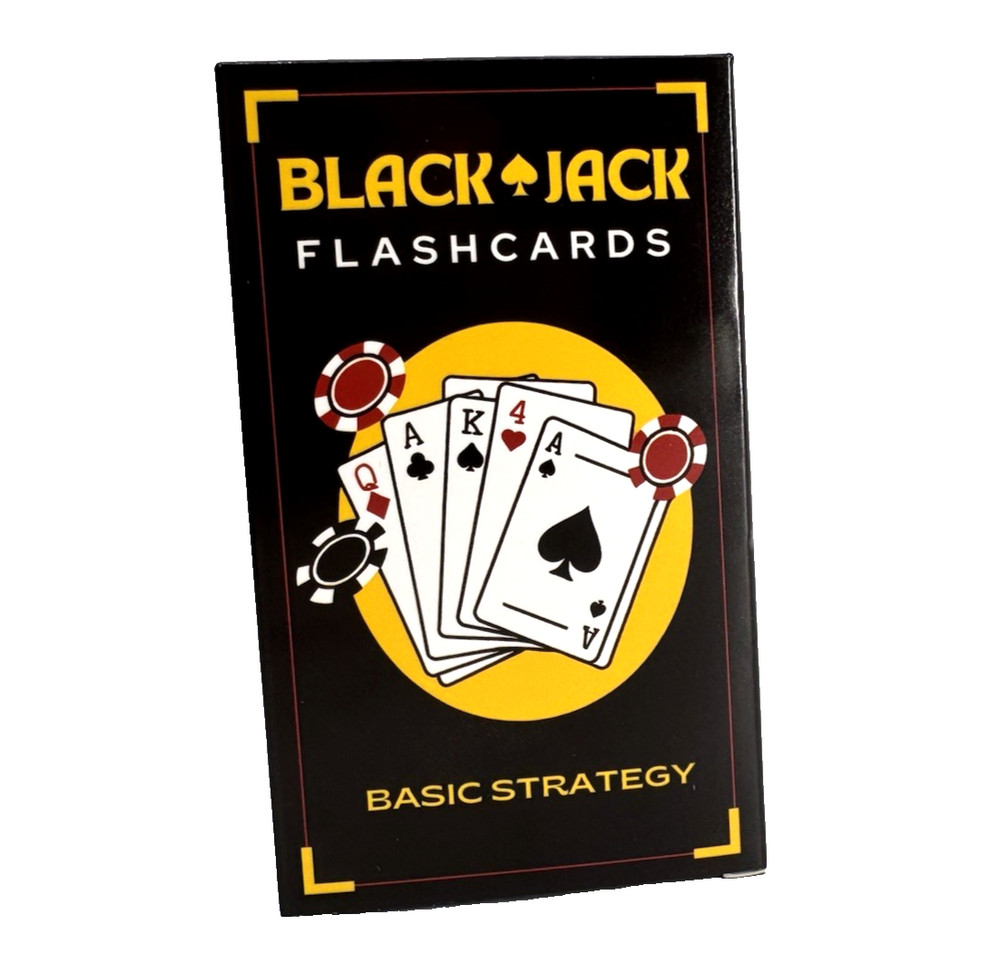 Blackjack Basic Strategy Flashcards – Beginner Casino Game Learning Cards NEW