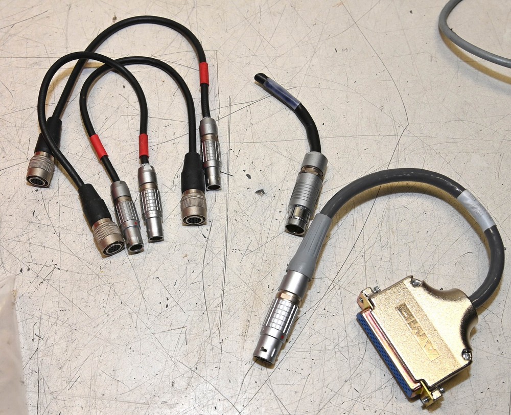 (5) Assorted LEMO Connectors 