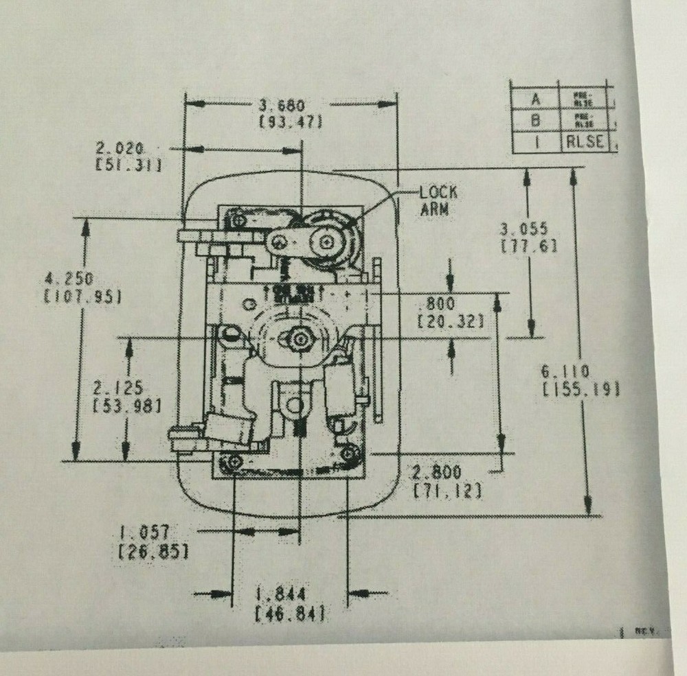 TriMark RV Door Lock 22660-04 Black Paddle Handle 2 Keys Utility Vehicles Van