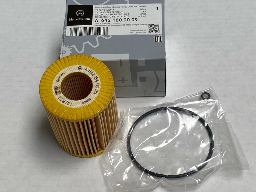 Mercedes-Benz Genuine Sprinter E ML GL-Class Engine Oil Filter Kit NEW