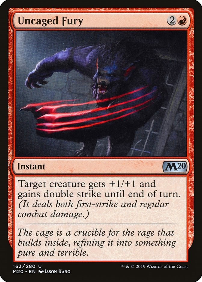 Uncaged Fury Core Set 2020 163 MTG LP