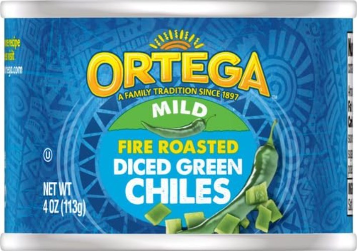 Fire Roasted Diced Green Chiles, Mild, 4 oz
