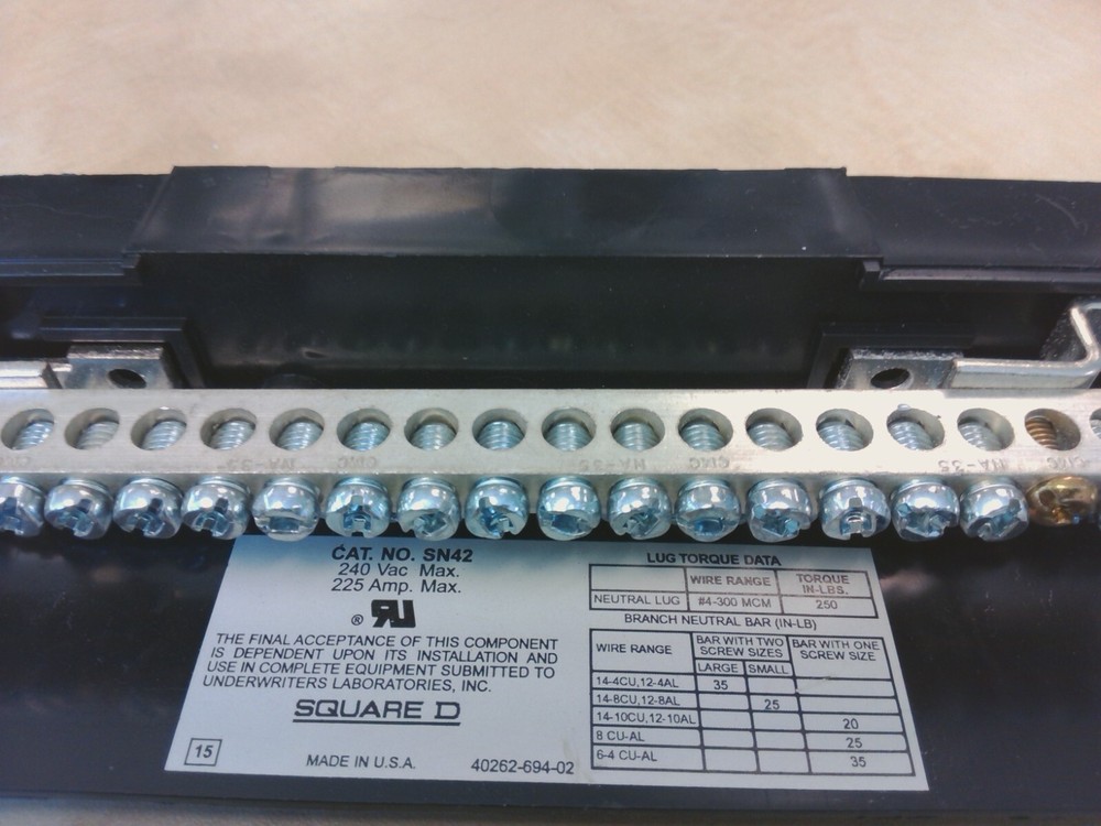 3 SCHNEIDER ELECTRIC SN42 square D take outs