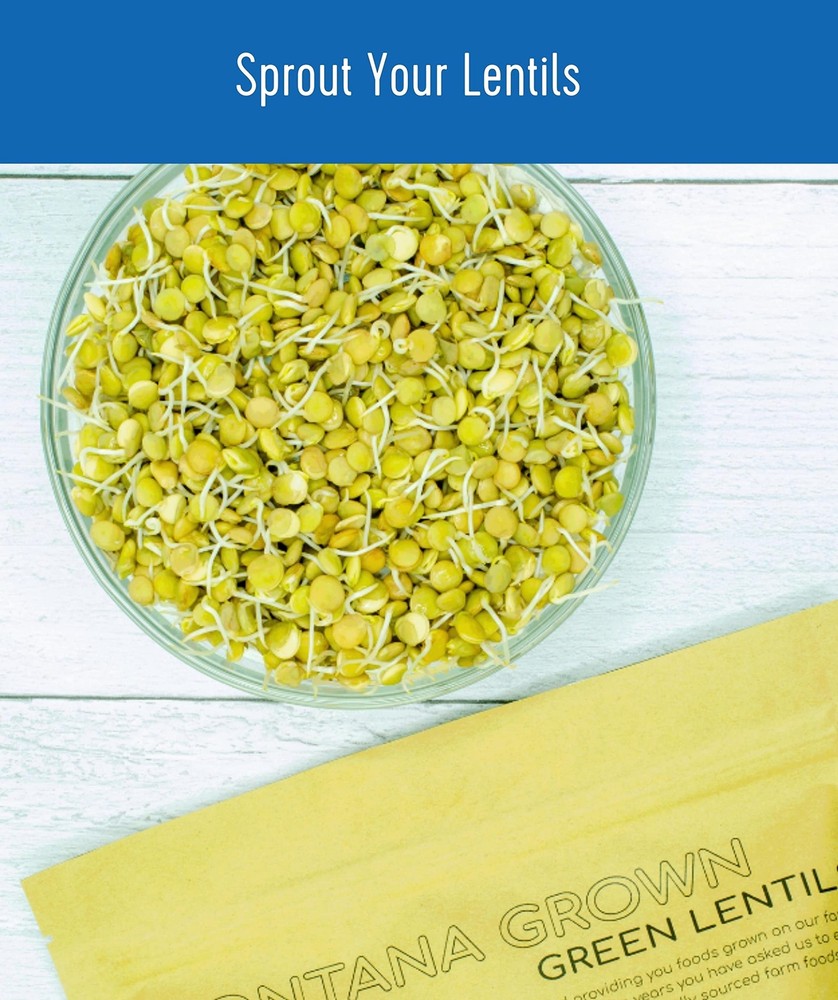 Clear Creek Bulk Green Lentils, 18 LBS