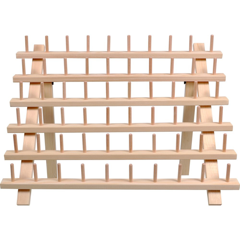 Hello Hobby Sewing Thread Spool Organizing Storage Rack, Holds 60 Spools