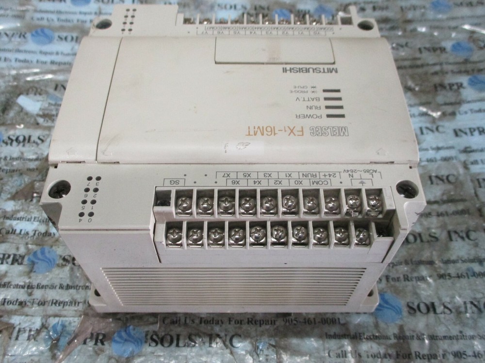 Mitsubishi FX1-16MT Melsec Programmable I/O Controller Unit 30VA 24VDC *Tested*