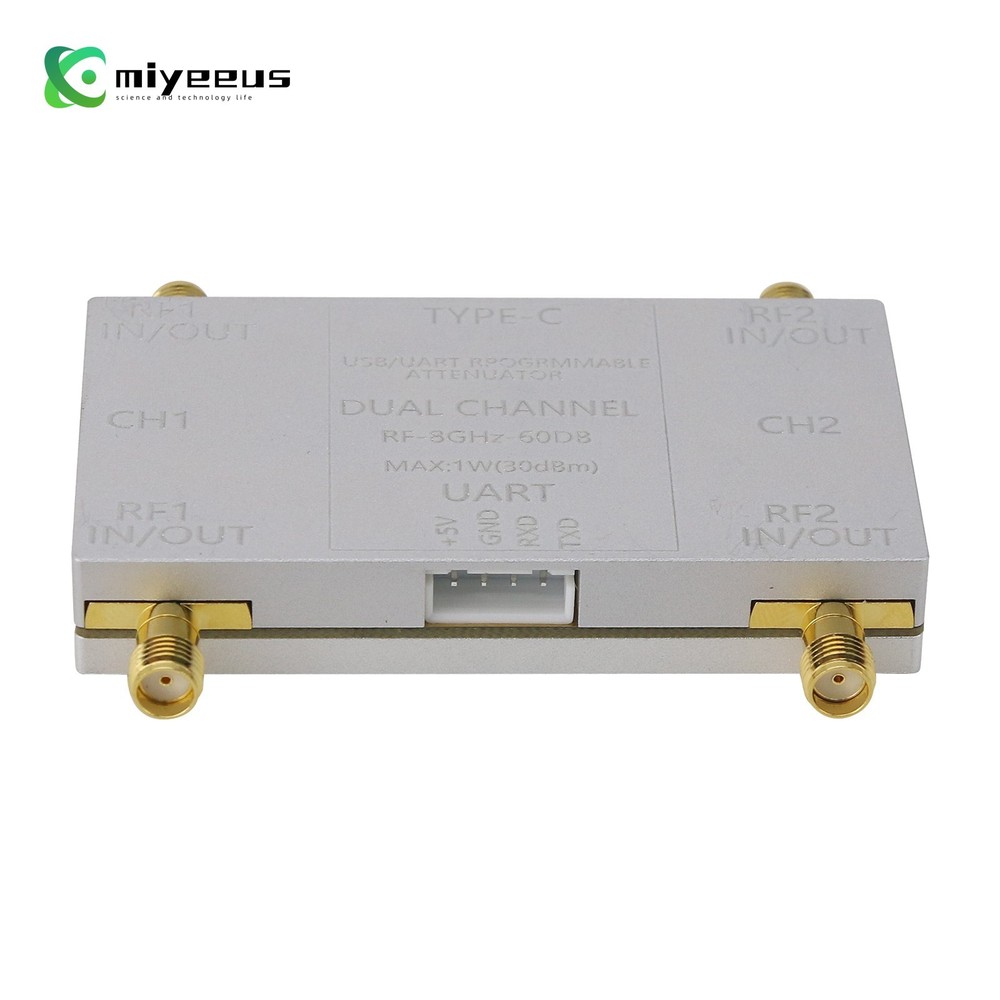 RF-8GHz-60DB Programmable Attenuator + Type-C Cable + Offline Control Board