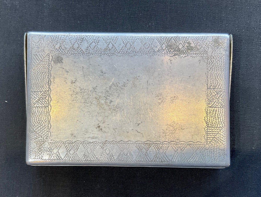 WW11 Soviet Trench Art Cigarette Case and Lighter