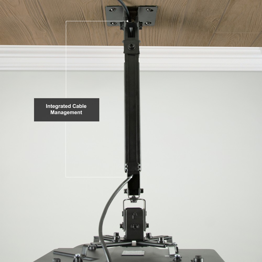 VIVO Universal Adjustable Wall Ceiling Projector Mount Extend Length Projection
