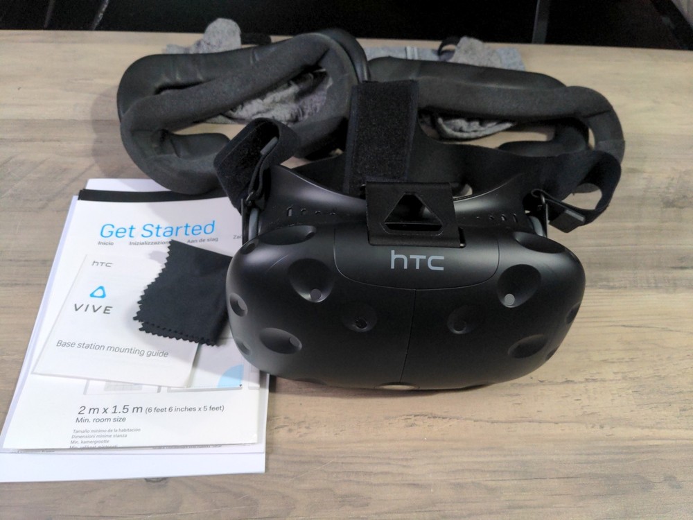 HTC Vive Virtual Reality VR Headset Only - No Cords - Headset Replacement ONLY