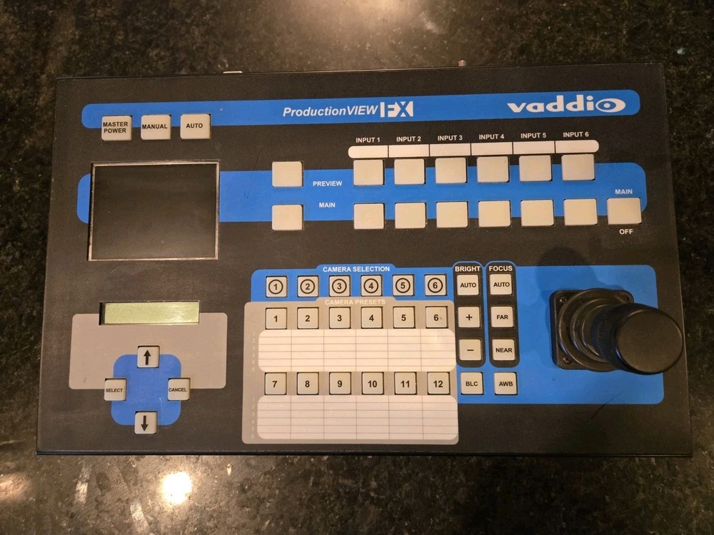 Vaddio Productionview FX Precision Camera Controller Used Untested Good...