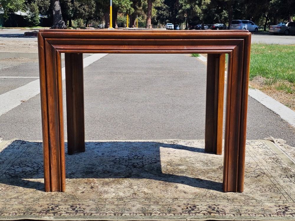 Altavista Lane Burled Walnut Rustic End Side Table 1950's