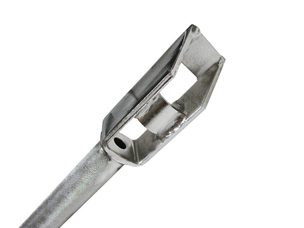 Combination Winch Bar 35" Chrome Plated for Tie Down Winch Leverage Tension