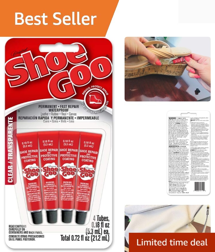 Mini Adhesive 4 Pack, 0.18 fl. oz., Clear