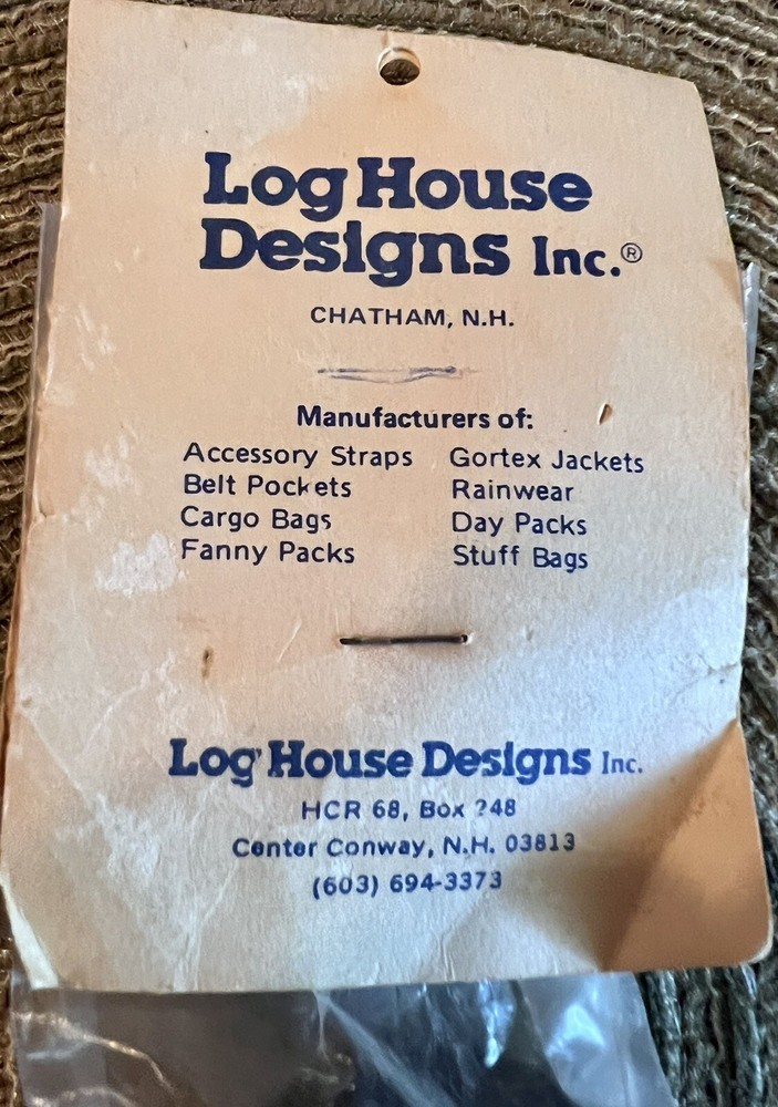 Fastex Accessory Strap Black Buckle & 48” Black Strap/Log House Designx