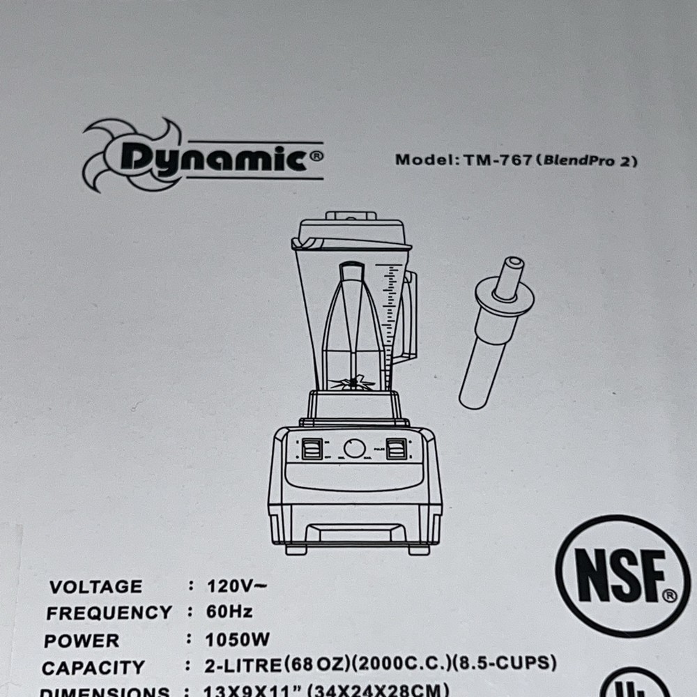 Dynamic BlendPro 2 Performance 68 oz High Speed Blender