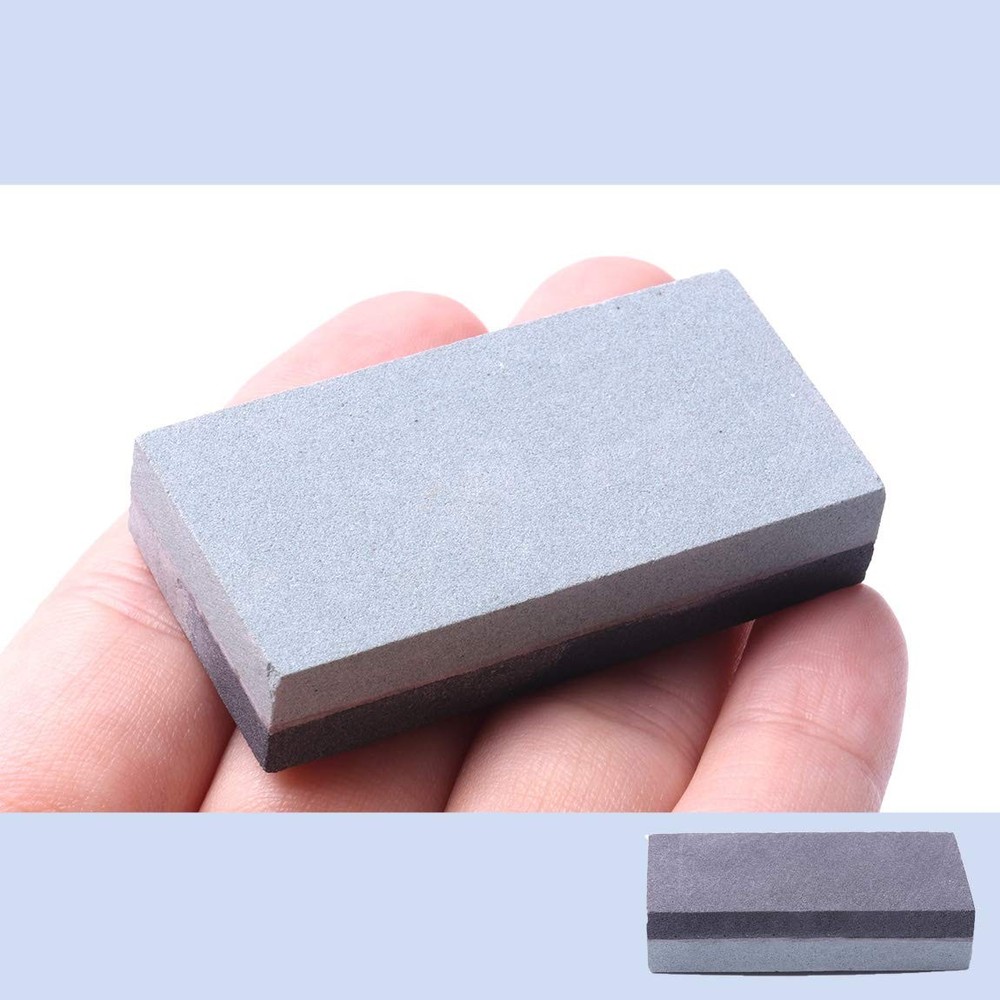 1pc Small Sharpening Stone Dual Sided 400/800 Combination Pocketsized Whetston