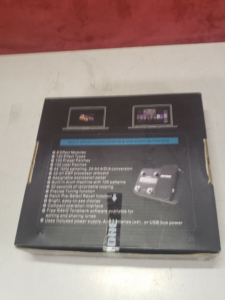 Hotone Ravo MP-10 Multi-Effects Processor with USB Interface, Drum Machine