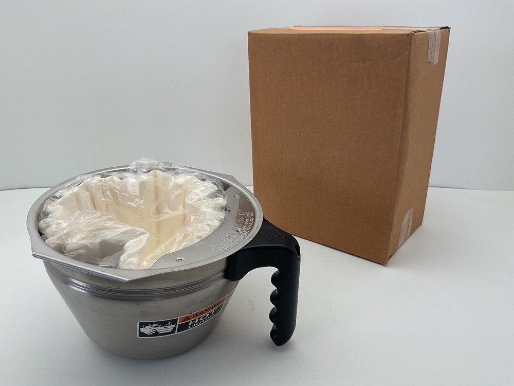 Bunn Coffee Replacement Splashguard Brewer Funnel Basket Filter Stainless 9"