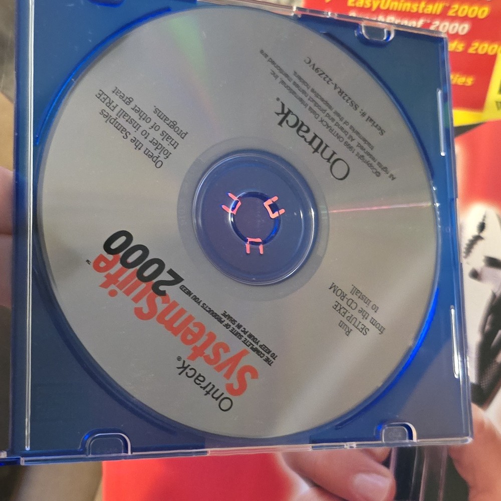 Ontrack SystemSuite 2000 Windows 98/95/2000 W/User Guide Big Box PC CD Rom/Disk