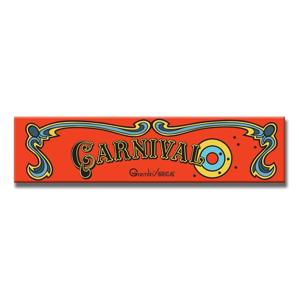 Carnival Premium Arcade Marquee For Reproduction Header/Backlit Sign