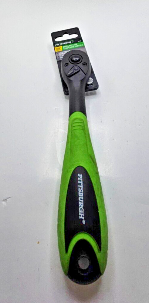 PITTSBURGH 3/8 in. Drive Composite Quick-Release Ratchet 72 Tooth 70165