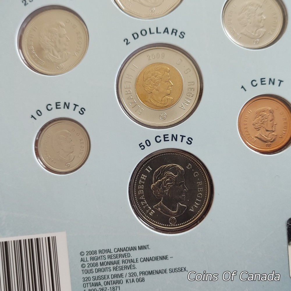 2009 Canada Coin Set - Vancouver Canucks Dollar - Special Edition #coinsofcanada