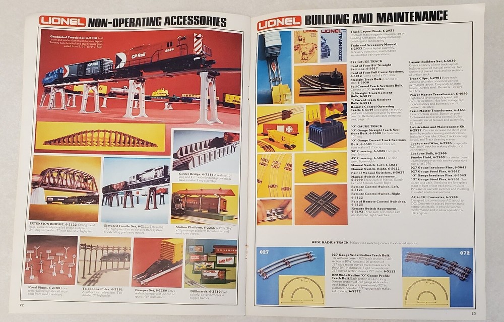 Lionel Train Sets FunDimensions Hobby Train Catalog Booklet 1979