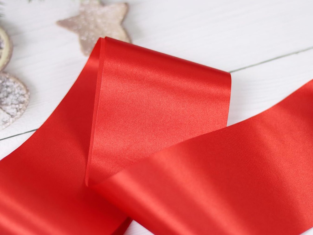6 Pack Red Blank Sashes Plain Satin Sashes for DIY Party Decorations Pageants