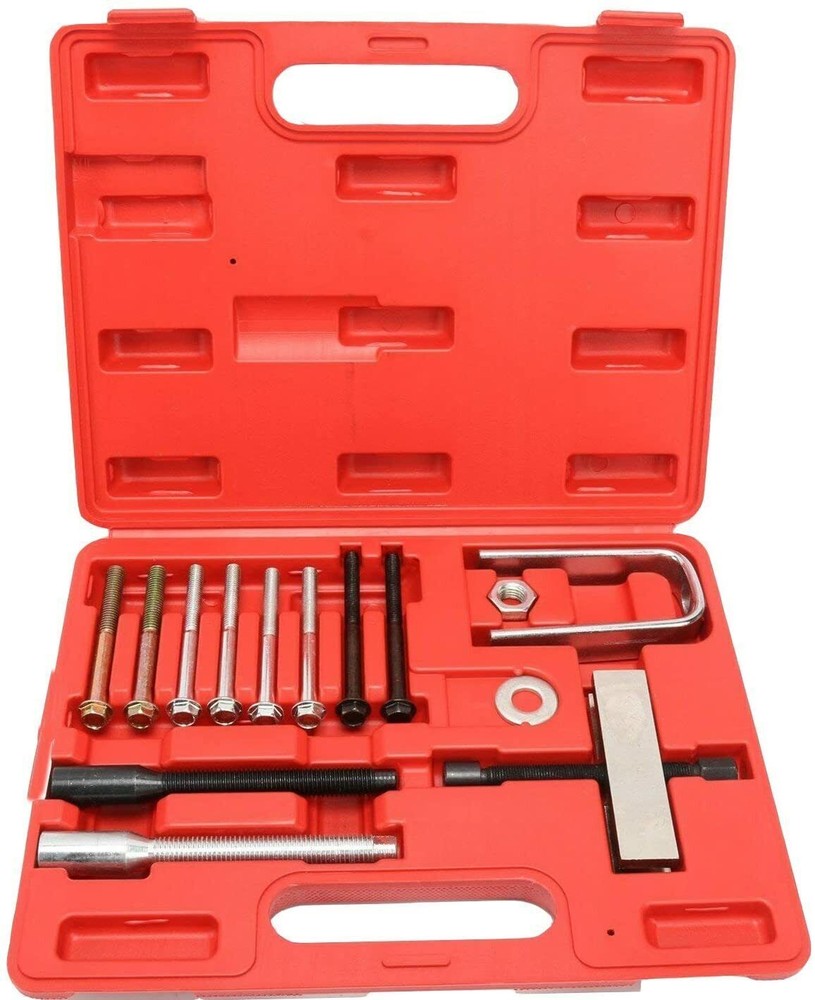 15PC Steering Wheel Puller and Lock Plate Compressor Tool Installer Removal Set