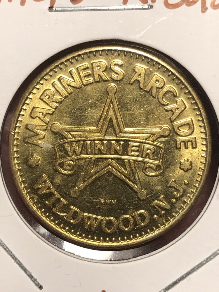Arcade Token - Mariners Arcade - Wildwood, New Jersey