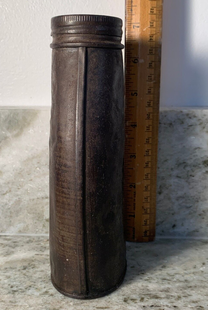 Vintage Justrite Metal Bottle