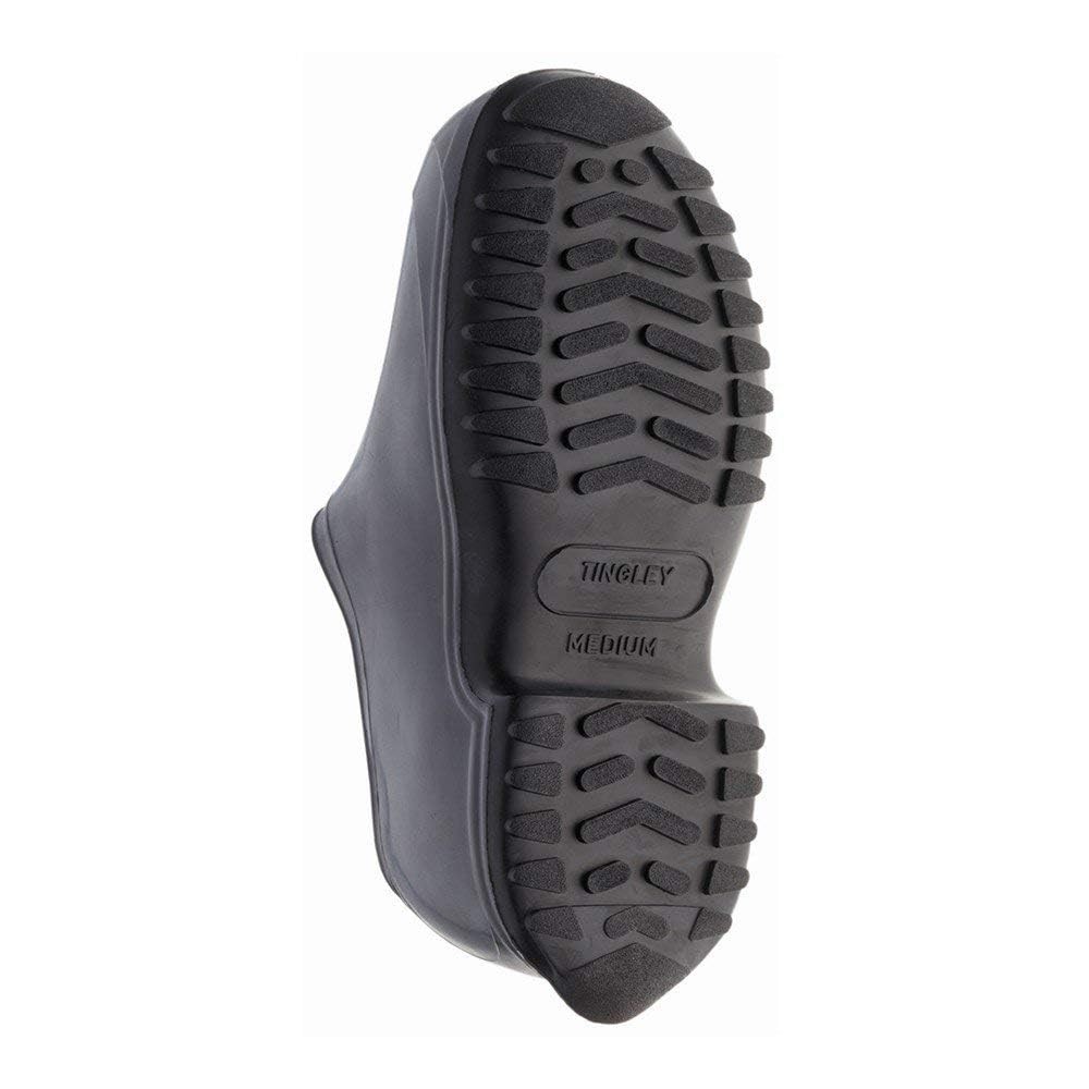 Extra-Large Black Rubber Overshoes for Work - Waterproof Durable Protection