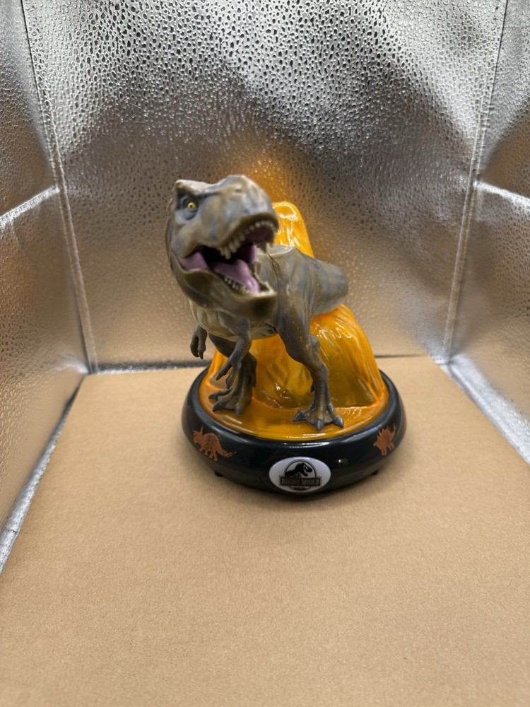 Jurassic World Park Nightlight Dinosaur T Rex Night Light Volcano One Touch