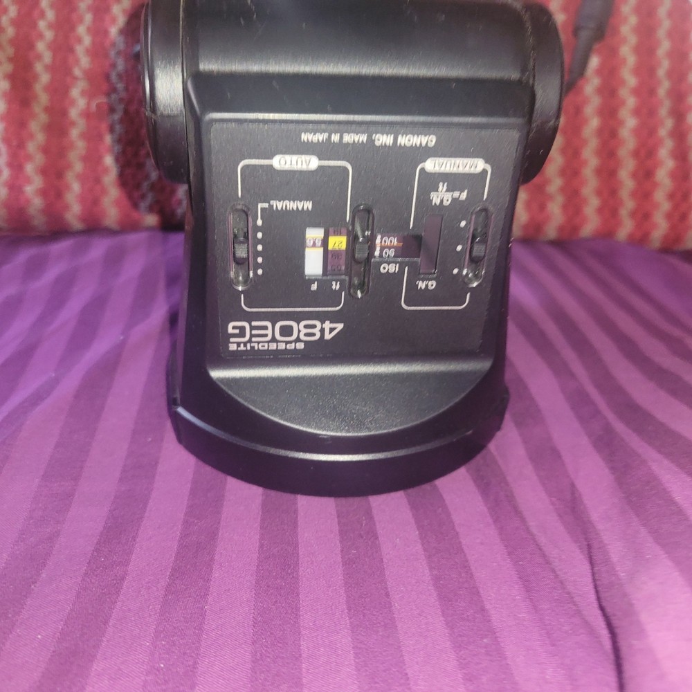 Canon Speedlite 480 EG Flash Gun + Diffuser Free 2 Ship