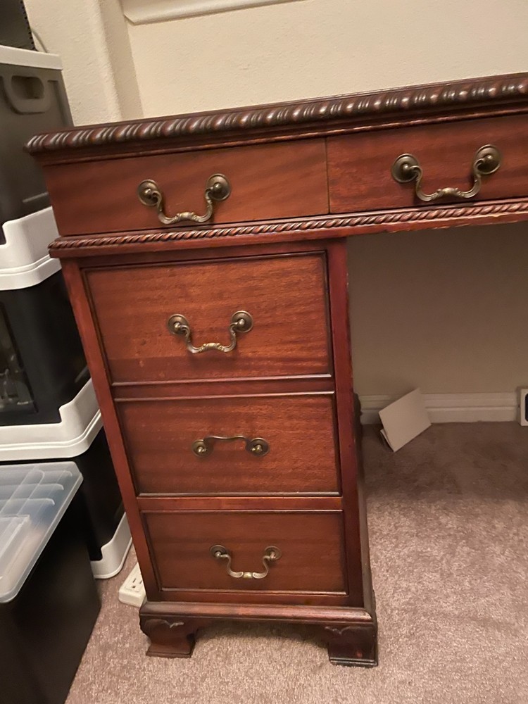 Vintage 1940s executive desk