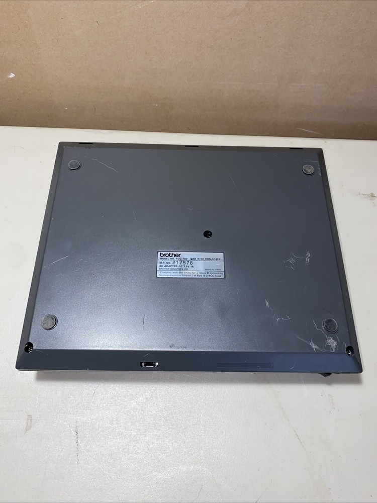 Brother PDC-100 (Pro Disk Composer) MIDI Sequencer As Is Untested