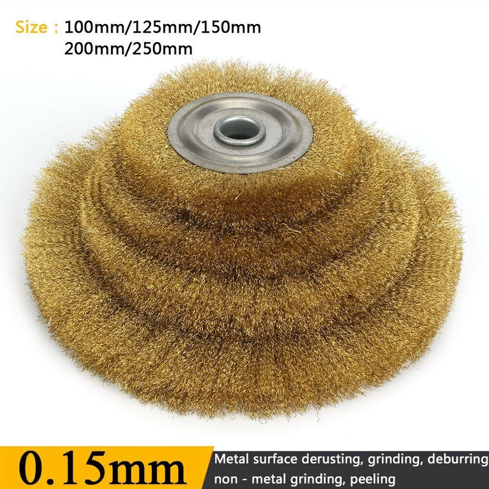 Pure Copper Wire Wheel Brush Line Pattern Reconciliation Multiple Sizes