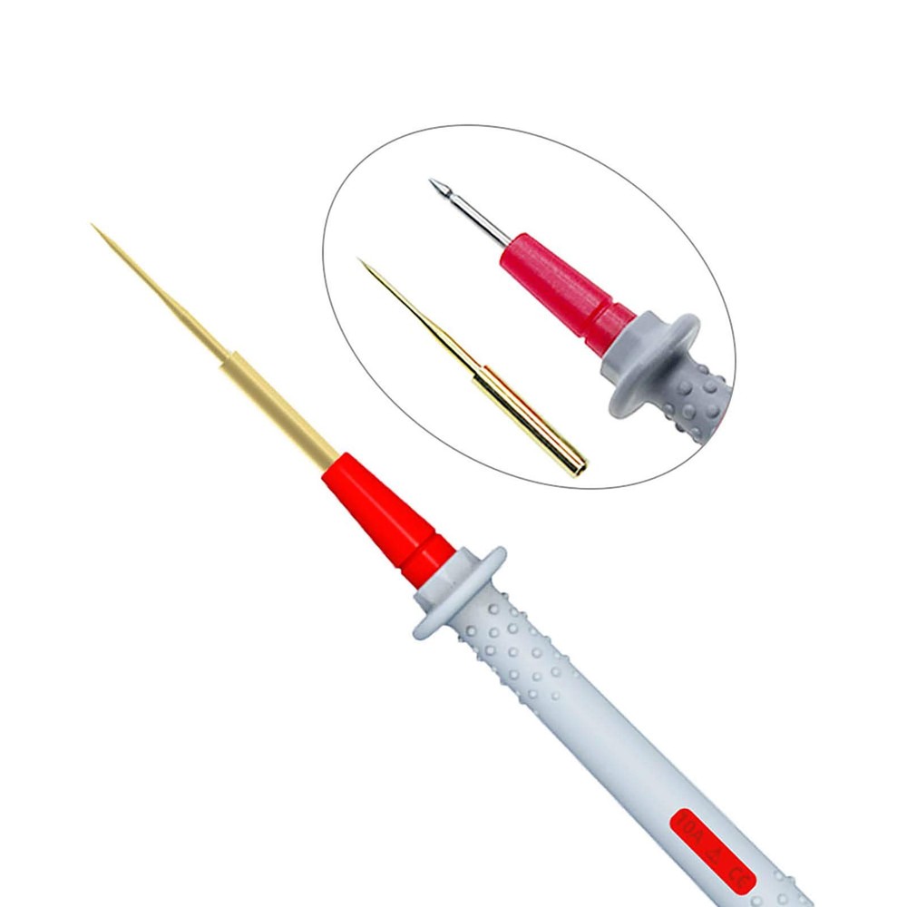 Multimeter Test Leads Kit Double Silicone Soft Cable Wire Multimeter Probes E...