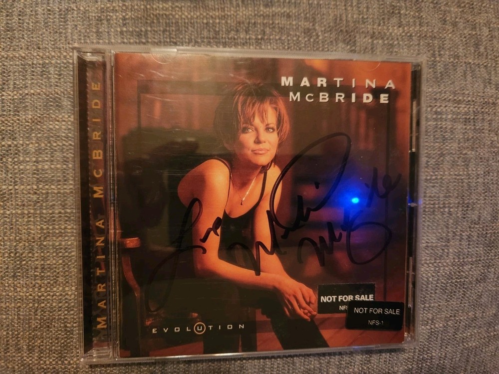 Autographed Martina McBride CD Evolution Signed