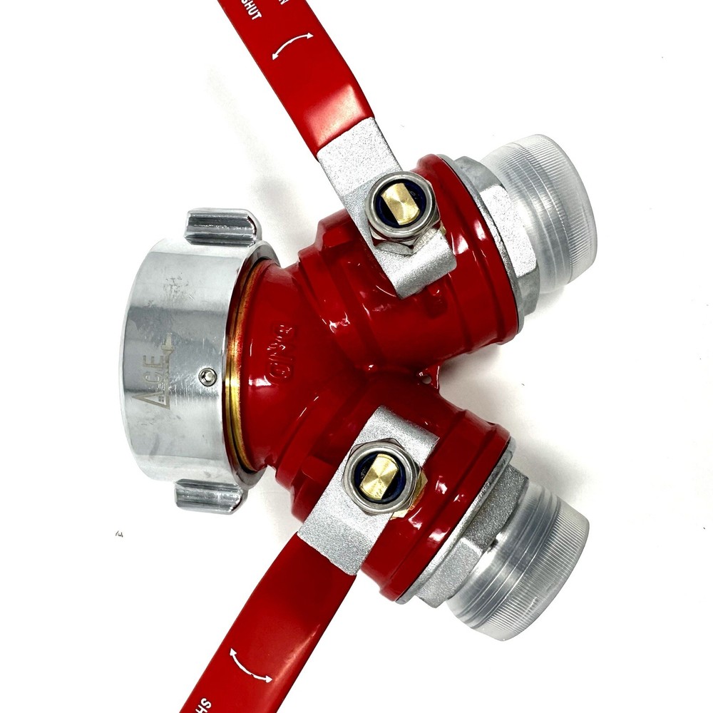 ￼ Fire Safe Home Bundle Including 1 Attack Fire Hose, Hydrant Valve, Wrench, Noz