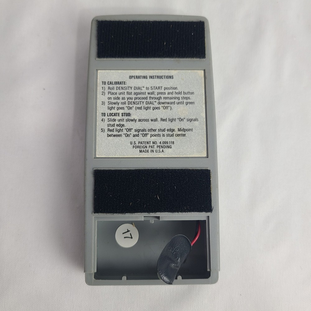 Vintage Zircon StudSensor 2 Electronic Wall Stud Finder Works II Working Tested