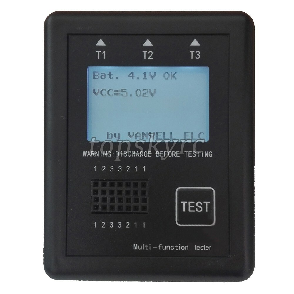 Graphic M8 Transistor Tester Diode Inductance Capacitance ESR Mutifunction Meter