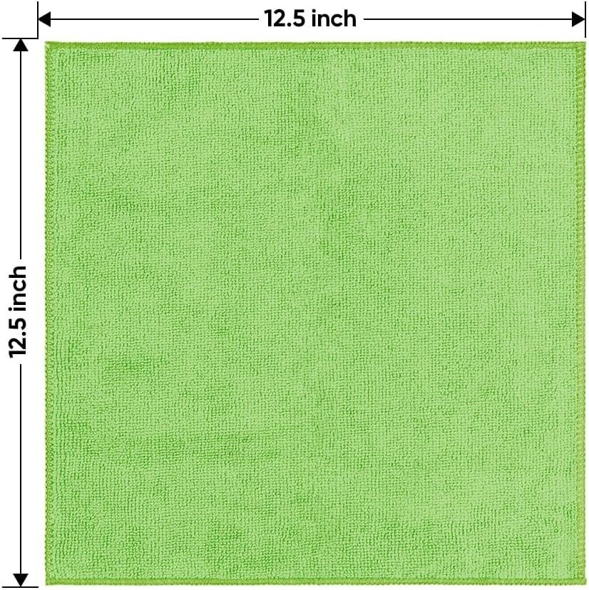 Bulk Pack of 150 Microfiber Cleaning Cloths - Multicolor