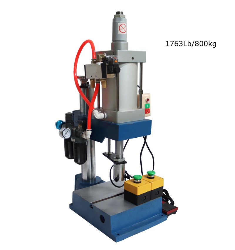 TECHTONGDA 110V 1763Lb/800kg Pneumatic Punch Machine No Display Controller