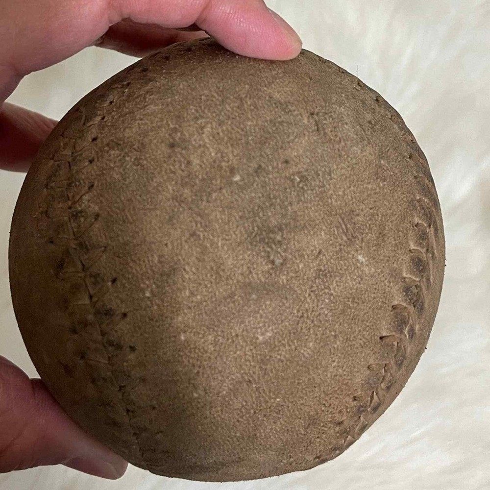 Vintage Baseball ball grey/brown guc