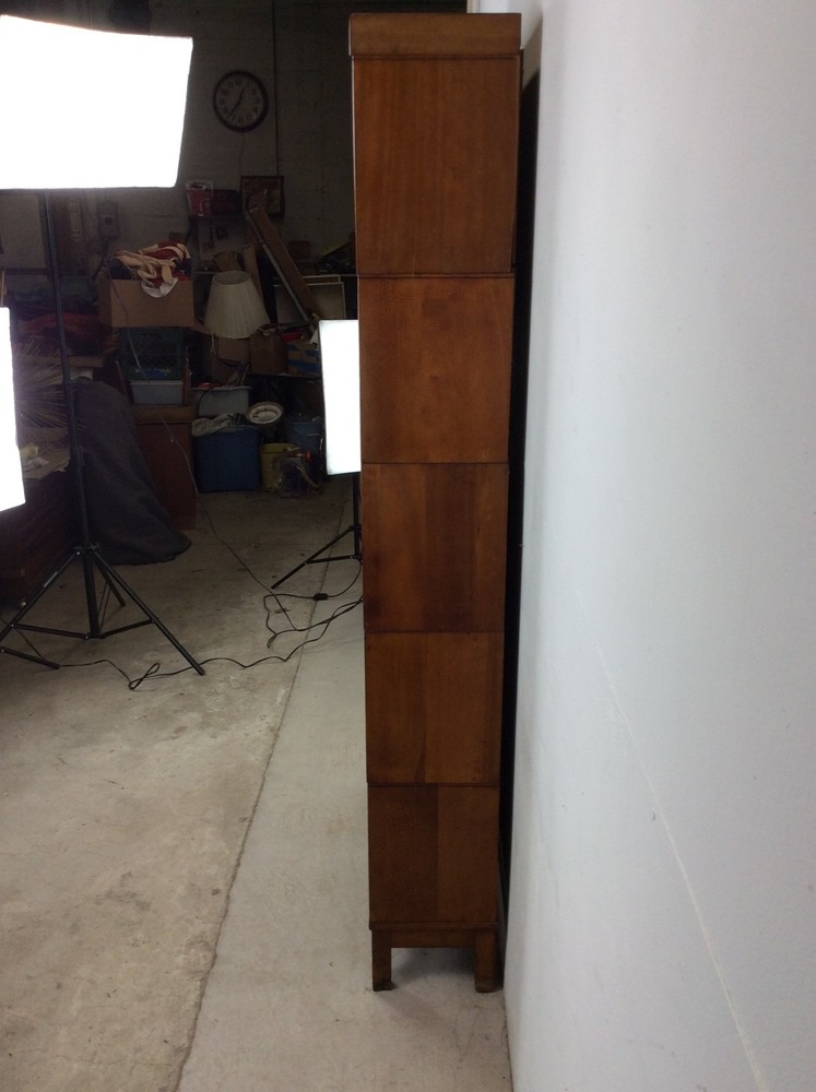 Antique 5 Stack Barrister Bookcase by Lindstrom