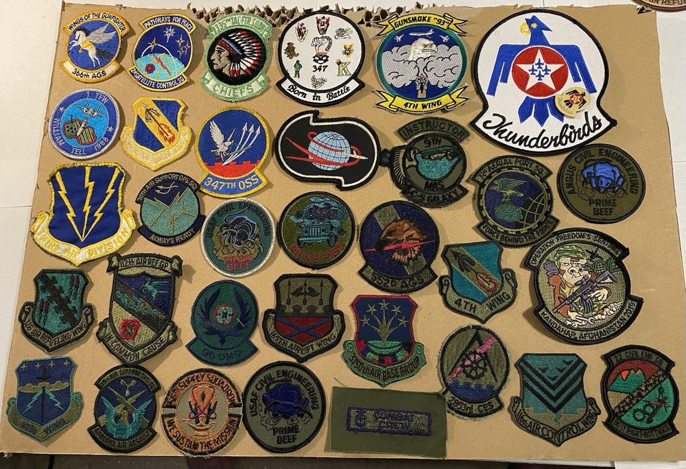 33 U.S. Air Force patches